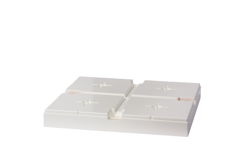 Easycube Base Plate - White - 40 x 40 x 5 cm