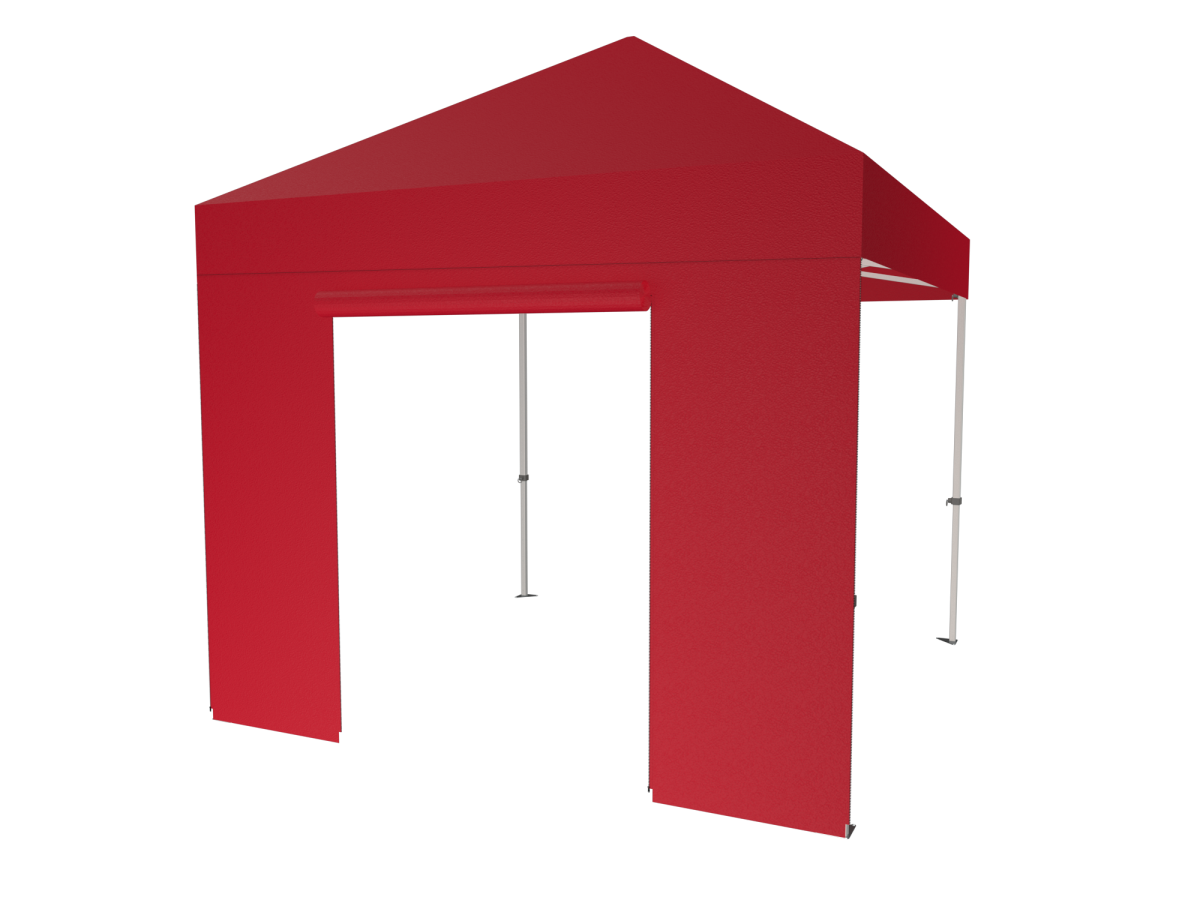 Teltside 3 meter - Dør - Rød