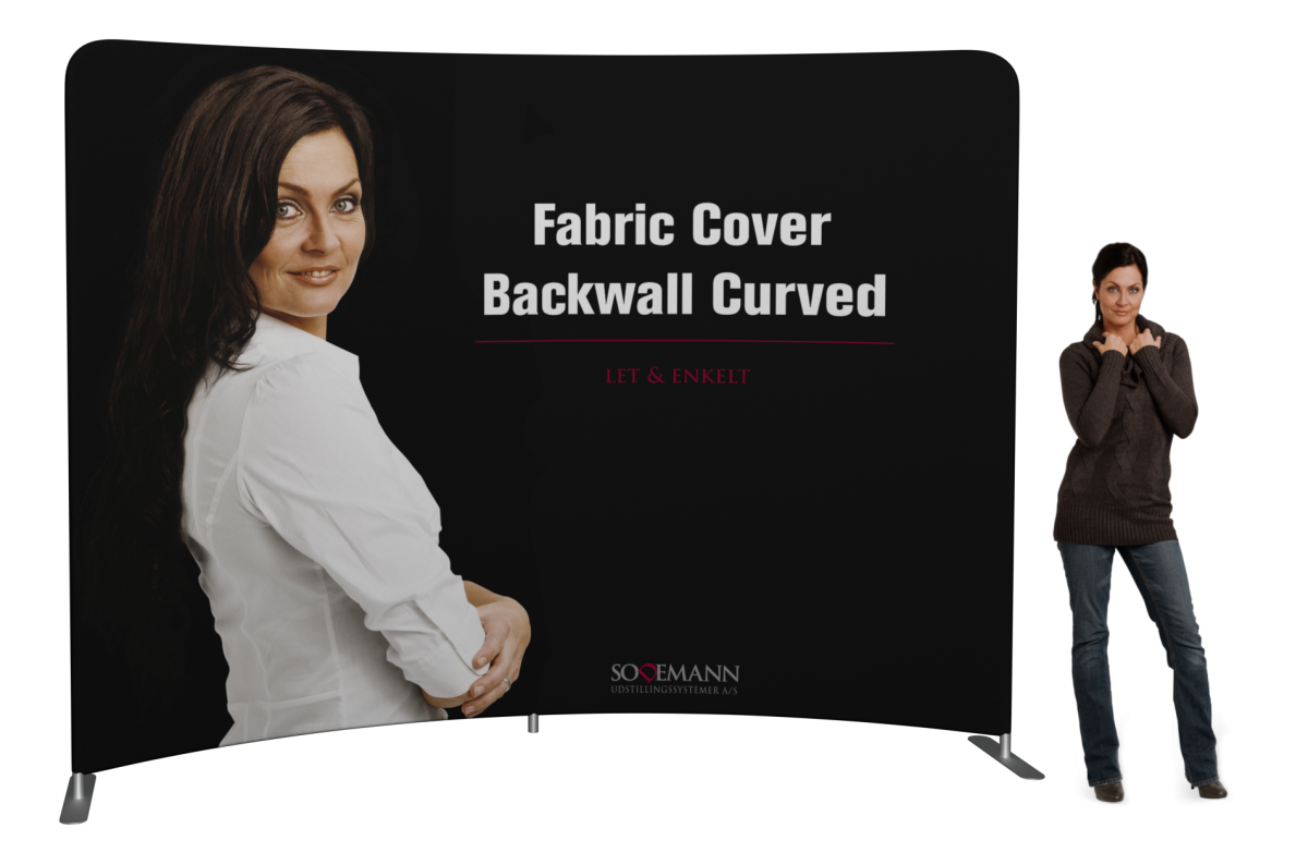 Fabric Cover Backwall Curved