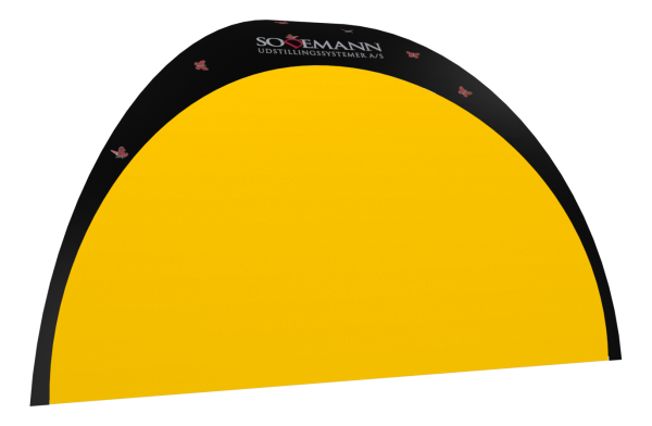 Airtent - 5 meter wall - Yellow