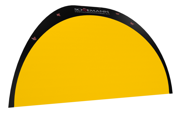 Airtent - 6 meter wall - Yellow