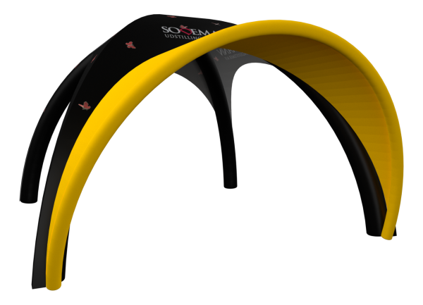 Airtent - 3 meter tent awning - Yellow