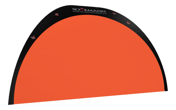 Airtent - 6 meter wall - Orange