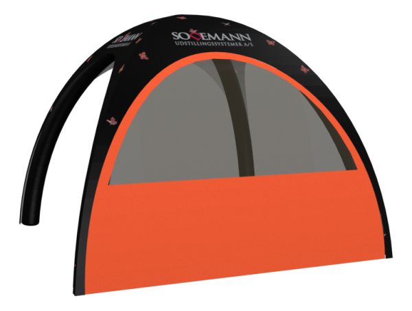  Airtent - 3 meter wall with window - Orange