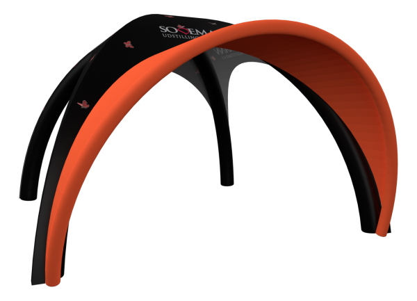 Airtent - 6 meter tent awning - Orange