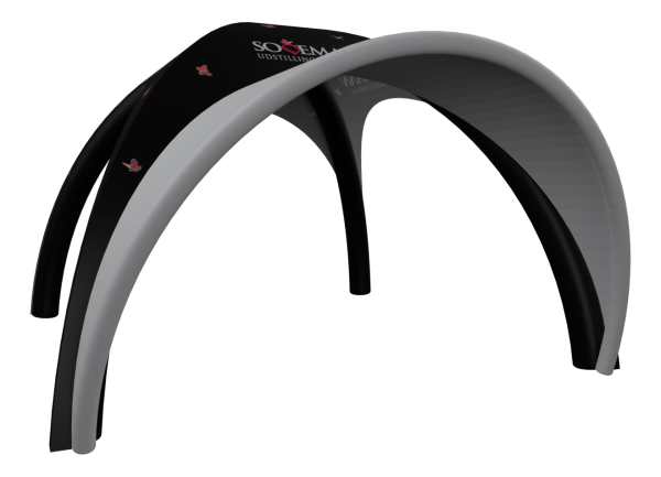 Airtent - 6 meter tent awning - Grey